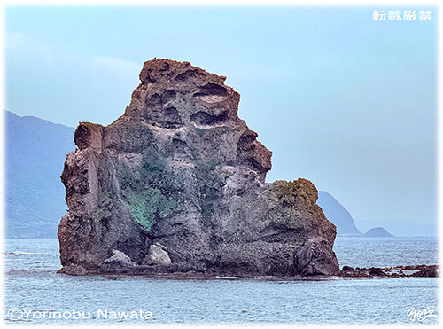 「カブト岩・北面」見本写真・転載厳禁・プロ写真家なわたよりのぶ