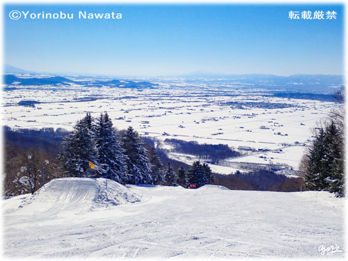 ぴっぷスキー場・ジャンプコース／写真転載厳禁・プロ写真家なわたよりのぶ