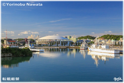 「沖縄セルラースタジアム那覇」見本写真・転載厳禁・プロ写真家なわたよりのぶ