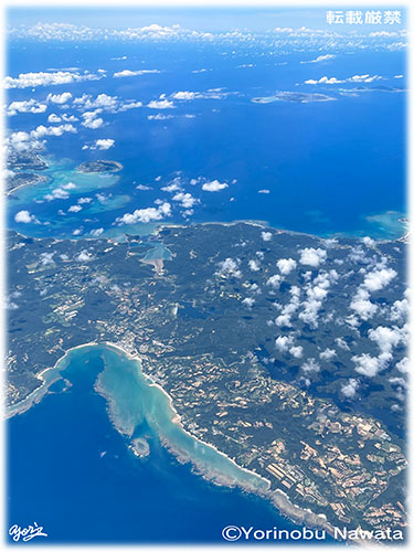「東村と大宜味村上空」航空写真/転載厳禁・プロ写真家縄田頼信 「東村と大宜味村上空」航空写真・転載厳禁・プロ写真家なわたよりのぶ