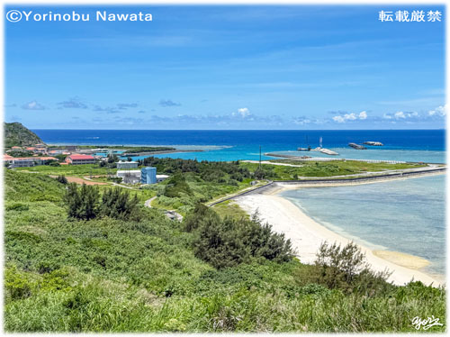 「渡名喜島・シュガー浜」写真転載厳禁・プロ写真家なわたよりのぶ