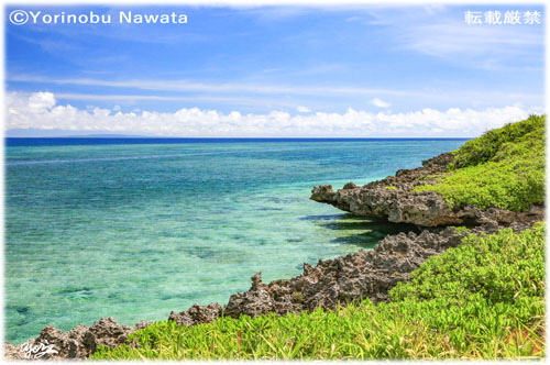 「イチャジキパマ海岸」写真転載厳禁・プロ写真家なわたよりのぶ
