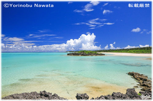 「与論・船倉海岸」写真転載厳禁・プロ写真家なわたよりのぶ