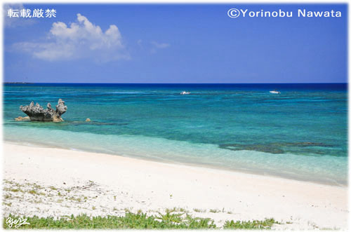 「品那海岸・白砂の浜」写真転載厳禁・プロ写真家なわたよりのぶ