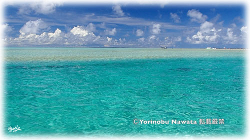 「百合ヶ浜・海の色変」写真転載厳禁・プロ写真家なわたよりのぶ